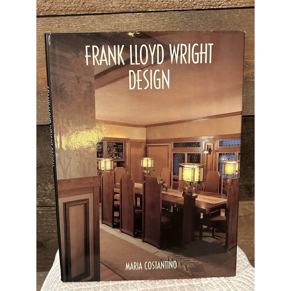 Frank Lloyd Wright Design‎ by Maria Costantino Hardcover Book